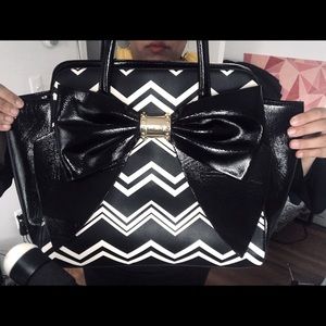 Betsy Johnson Bow Satchel Bag